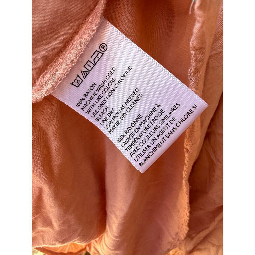 Kimchi Blue Peach Pink Strappy Fit & Flare Mini Dress Size 6 - Picture 7 of 7